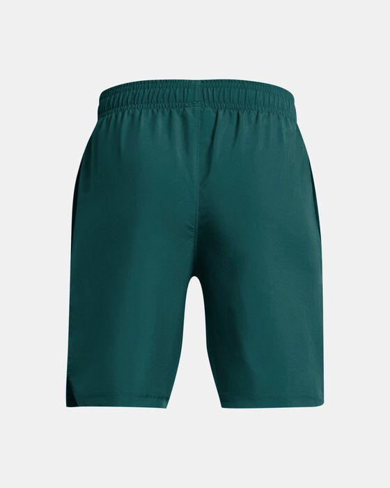 Boys' UA Woven Wordmark Shorts image number 1