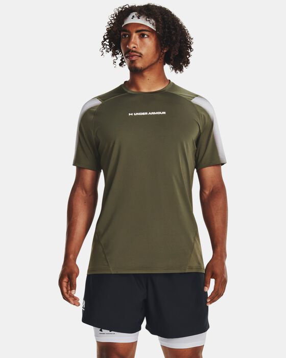 Men's HeatGear® Fitted Short Sleeve image number 0