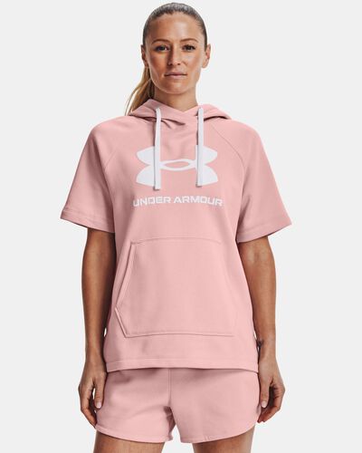 Women's UA Rival Fleece Short Sleeve Hoodie