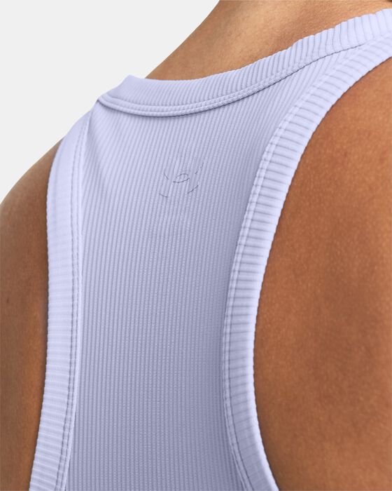 Women's UA Meridian Rib Crop Tank image number 3