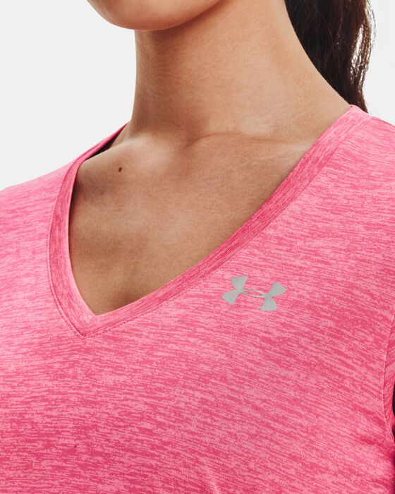 Women's UA Tech™ Twist V-Neck image number 3