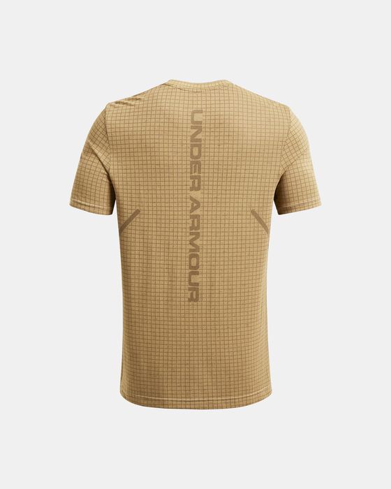 Men's UA Seamless Grid Short Sleeve image number 3