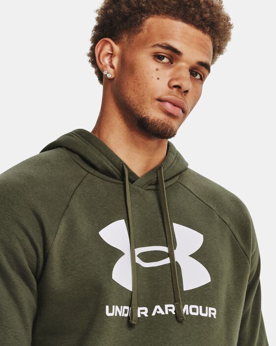 Men's UA Rival Fleece Logo Hoodie image number 3