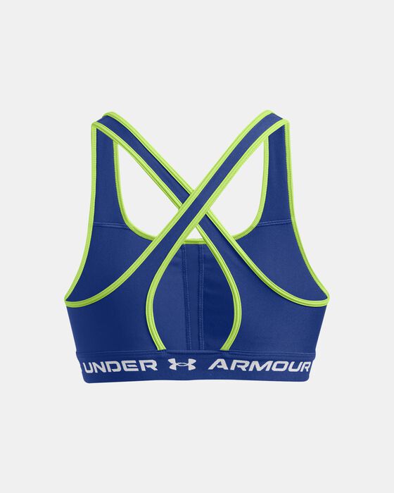 Women's Armour® Mid Crossback Sports Bra image number 10