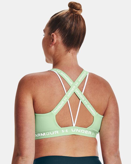 Women's UA Crossback Low Sports Bra image number 7