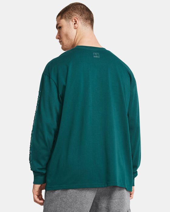 Men's UA Heavyweight Tonal Wordmark Long Sleeve image number 1