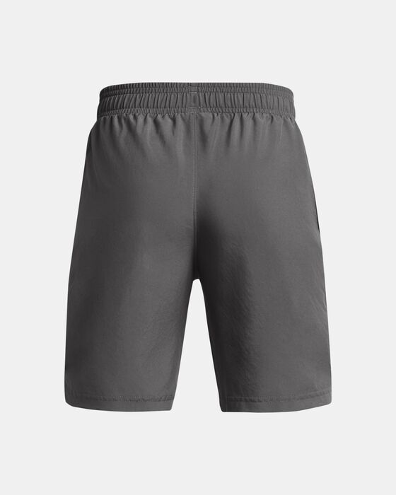 Boys' UA Woven Wordmark Shorts image number 1