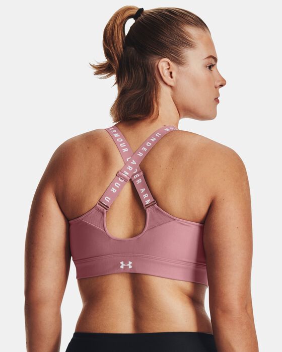 Under Amour Women's XL Infinity High Support Padded Sports Bra, Pink, $60  NwT