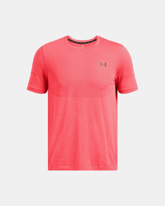 Men's UA RUSH™ Seamless Legacy Short Sleeve image number 3