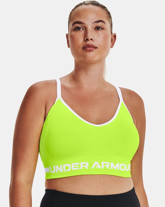 Women's UA Seamless Low Long Sports Bra image number 4