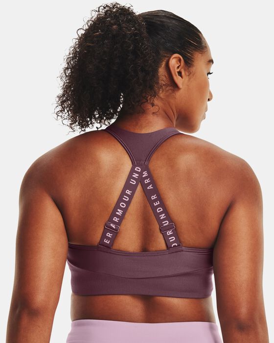 Women's UA Infinity Mid Rib Sports Bra image number 6