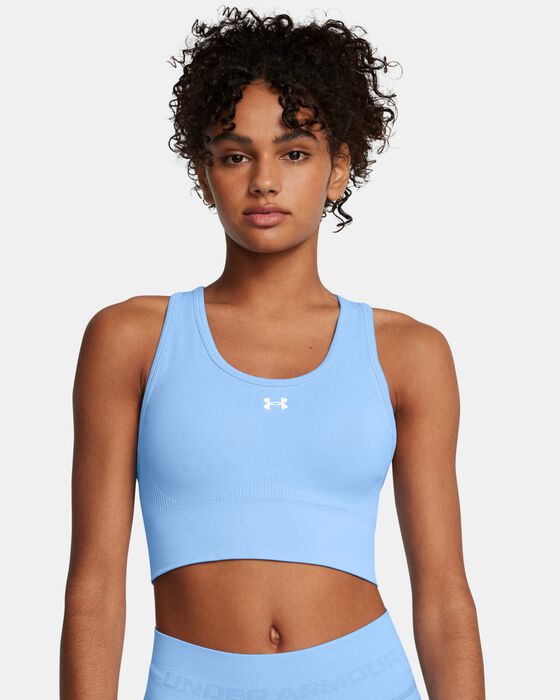 Women's UA Vanish Seamless Mid Sports Bra image number 0