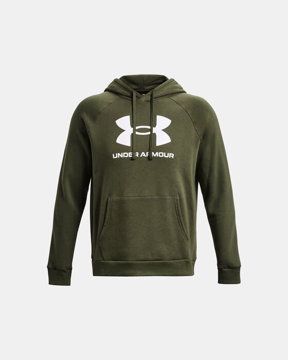 Men's UA Rival Fleece Logo Hoodie image number 4