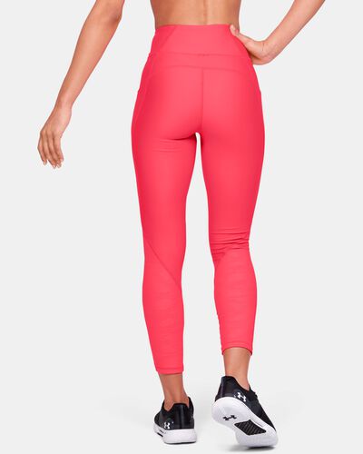 Buy Under Armour Women's HeatGear® Jacquard Ankle Crop Leggings Pink in  Dubai, UAE -SSS