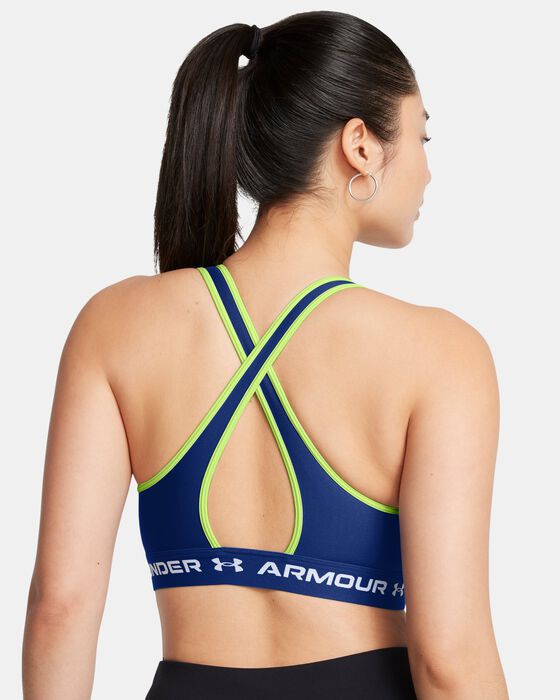 Women's Armour® Mid Crossback Sports Bra image number 5