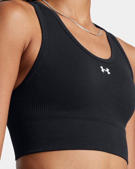 Women's UA Vanish Seamless Mid Sports Bra image number 8