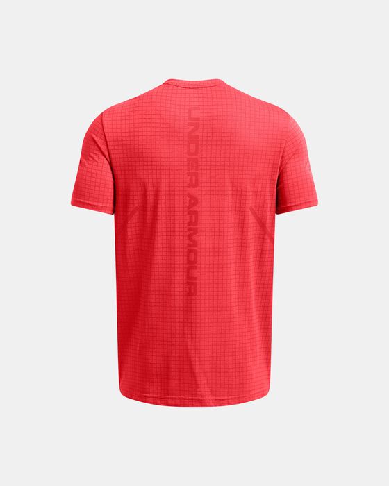 Men's UA Seamless Grid Short Sleeve image number 3