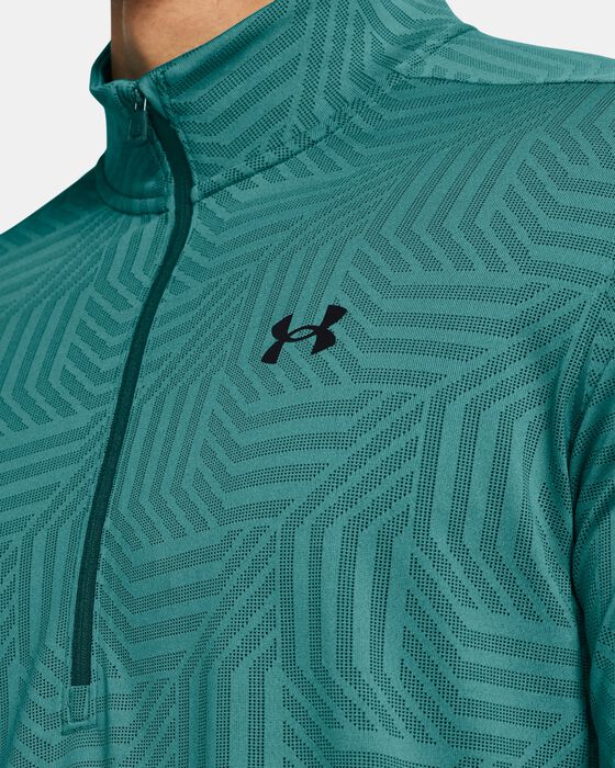 Men's UA Tech™ Vent Geotessa ½ Zip image number 2