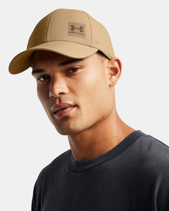 Men's UA ArmourVent Stretch Fit Cap image number 0