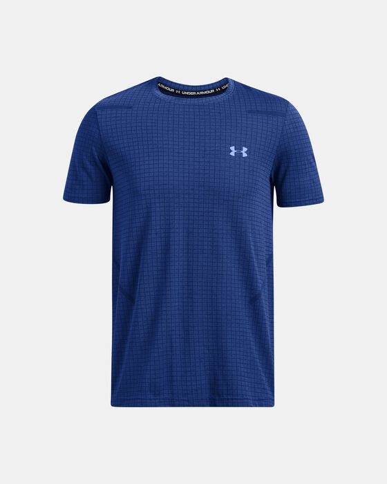 Men's UA Seamless Grid Short Sleeve image number 3