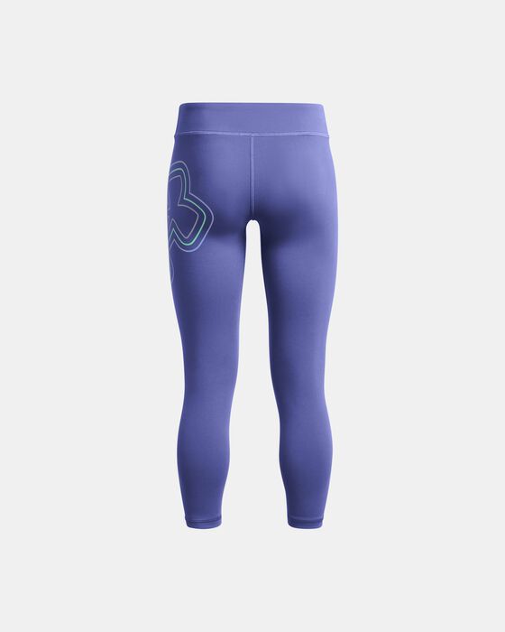 Girls' UA Motion Branded Ankle Leggings image number 1