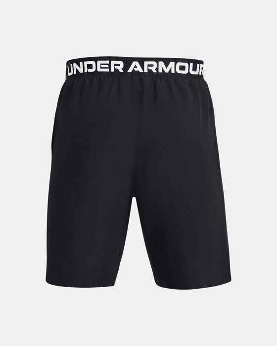 Men's UA Woven Halfback Wordmark Shorts image number 6