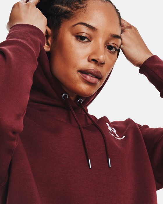 Women's UA Essential Fleece Hoodie image number 3