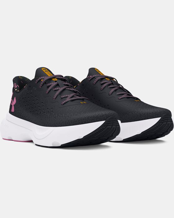 Women's UA Infinite Printed Running Shoes image number 3