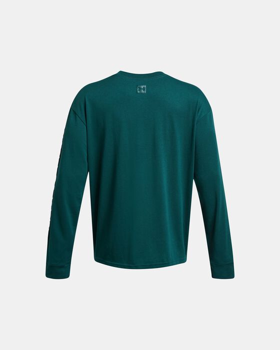 Men's UA Heavyweight Tonal Wordmark Long Sleeve image number 4