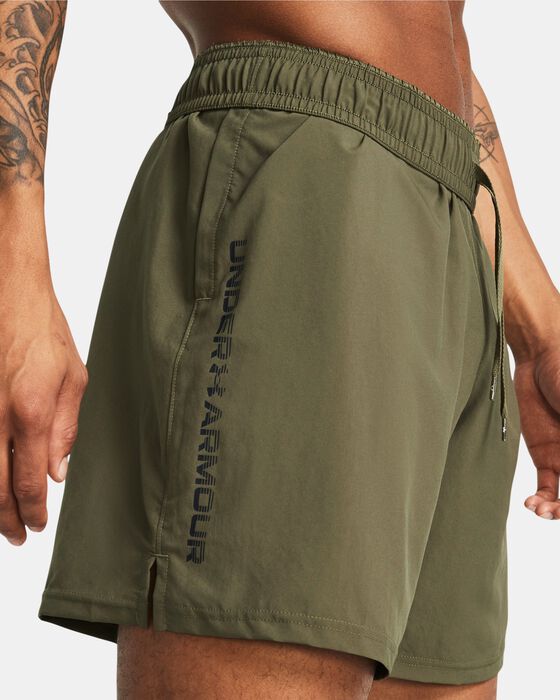 Men's UA Woven Wordmark Shorts image number 3