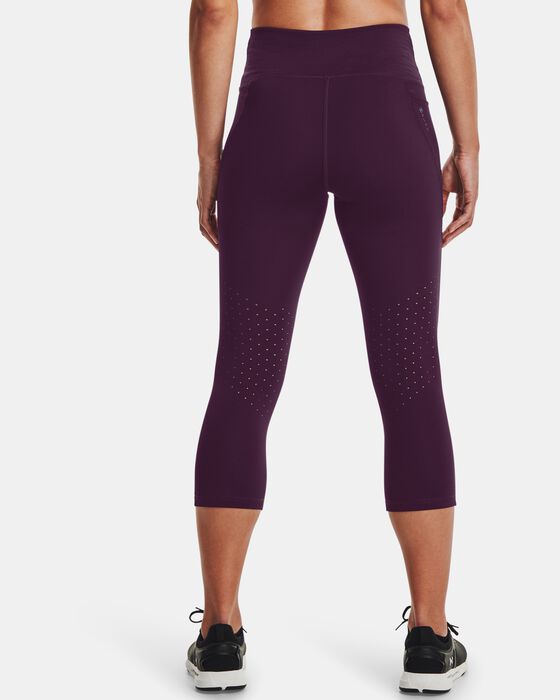 Women's UA RUSH™ No-Slip Waistband Tonal Capris image number 1