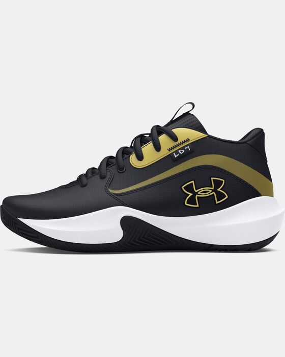 Grade School UA Lockdown 7 Basketball Shoes image number 5