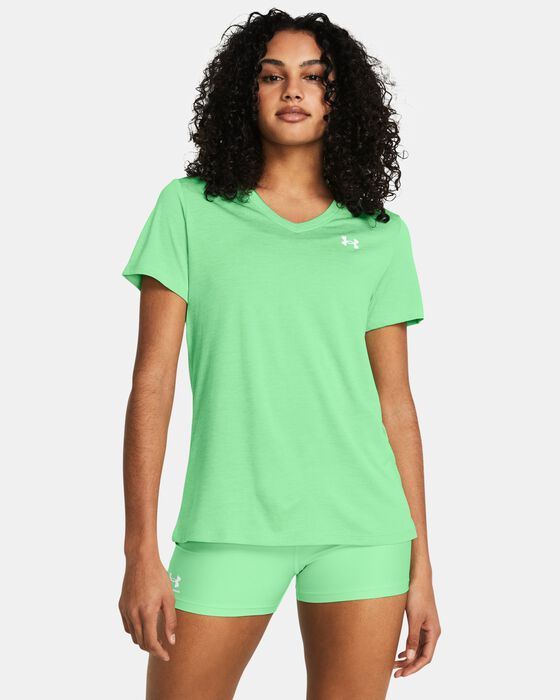 Women's UA Tech™ Twist V-Neck Short Sleeve image number 0