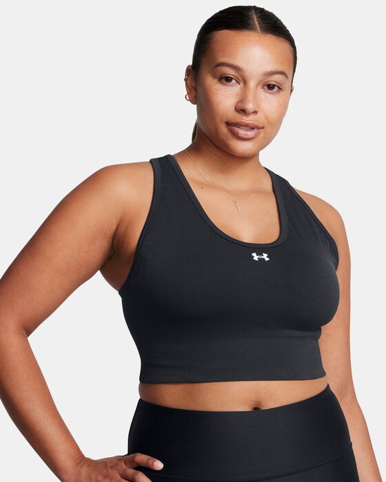 Women's UA Vanish Seamless Mid Sports Bra image number 4