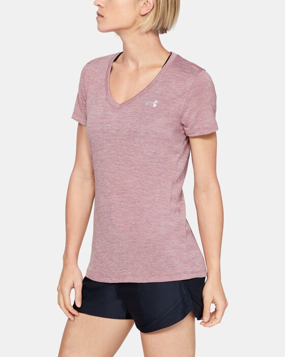 Women's UA Tech™ Twist V-Neck image number 2