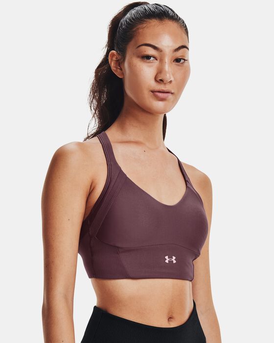 Women's UA Infinity Mid Rib Sports Bra image number 0