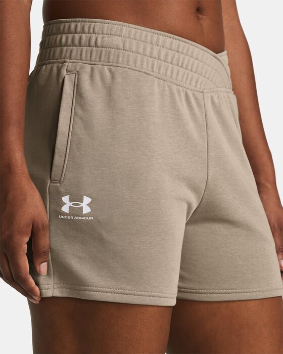 Women's UA Rival Terry Shorts image number 3