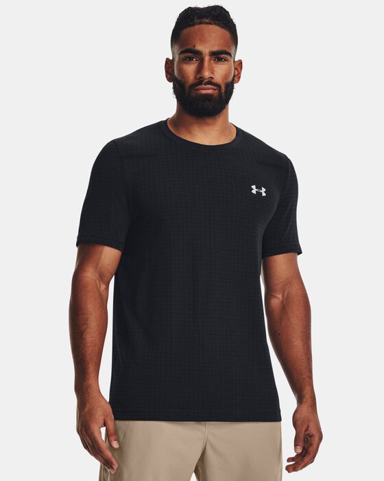 Men's UA Seamless Grid Short Sleeve image number 0