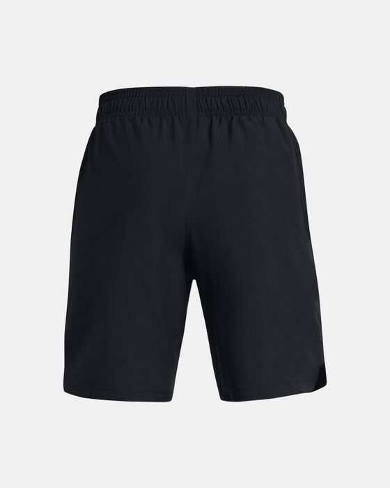 Boys' UA Woven Wordmark Shorts image number 1