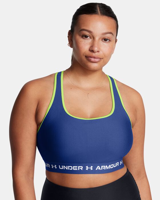 Women's Armour® Mid Crossback Sports Bra image number 4