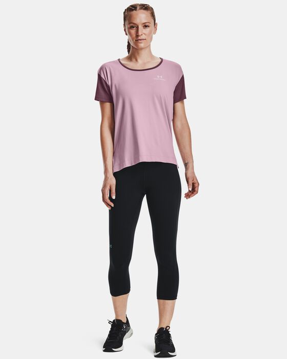 Women's UA RUSH™ Energy Colorblock Short Sleeve image number 2