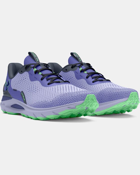 Unisex UA Sonic Trail Running Shoes image number 3