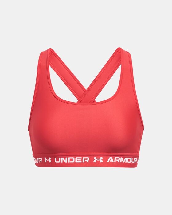 Women's Armour® Mid Crossback Sports Bra image number 5