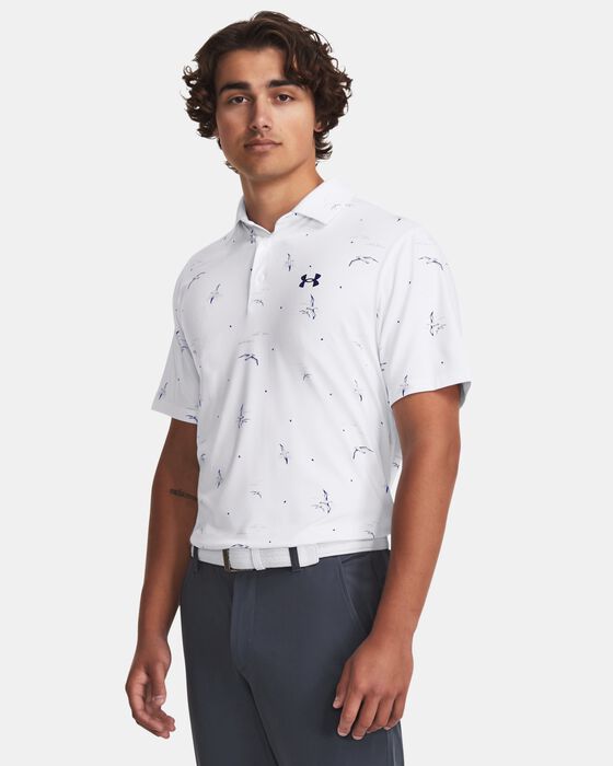 Men's UA Playoff 3.0 Printed Polo image number 0