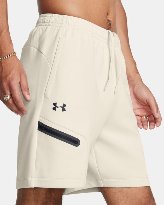 Men's UA Unstoppable Fleece Shorts image number 3