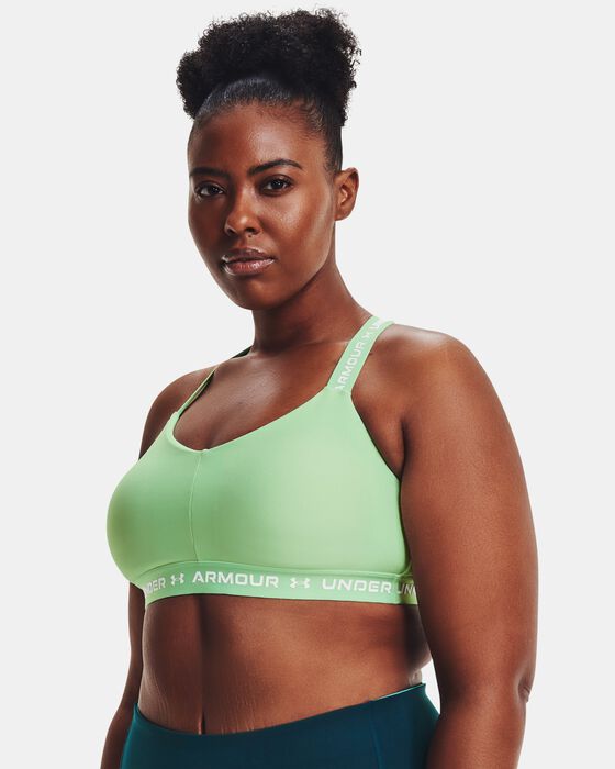 Women's UA Crossback Low Sports Bra image number 3