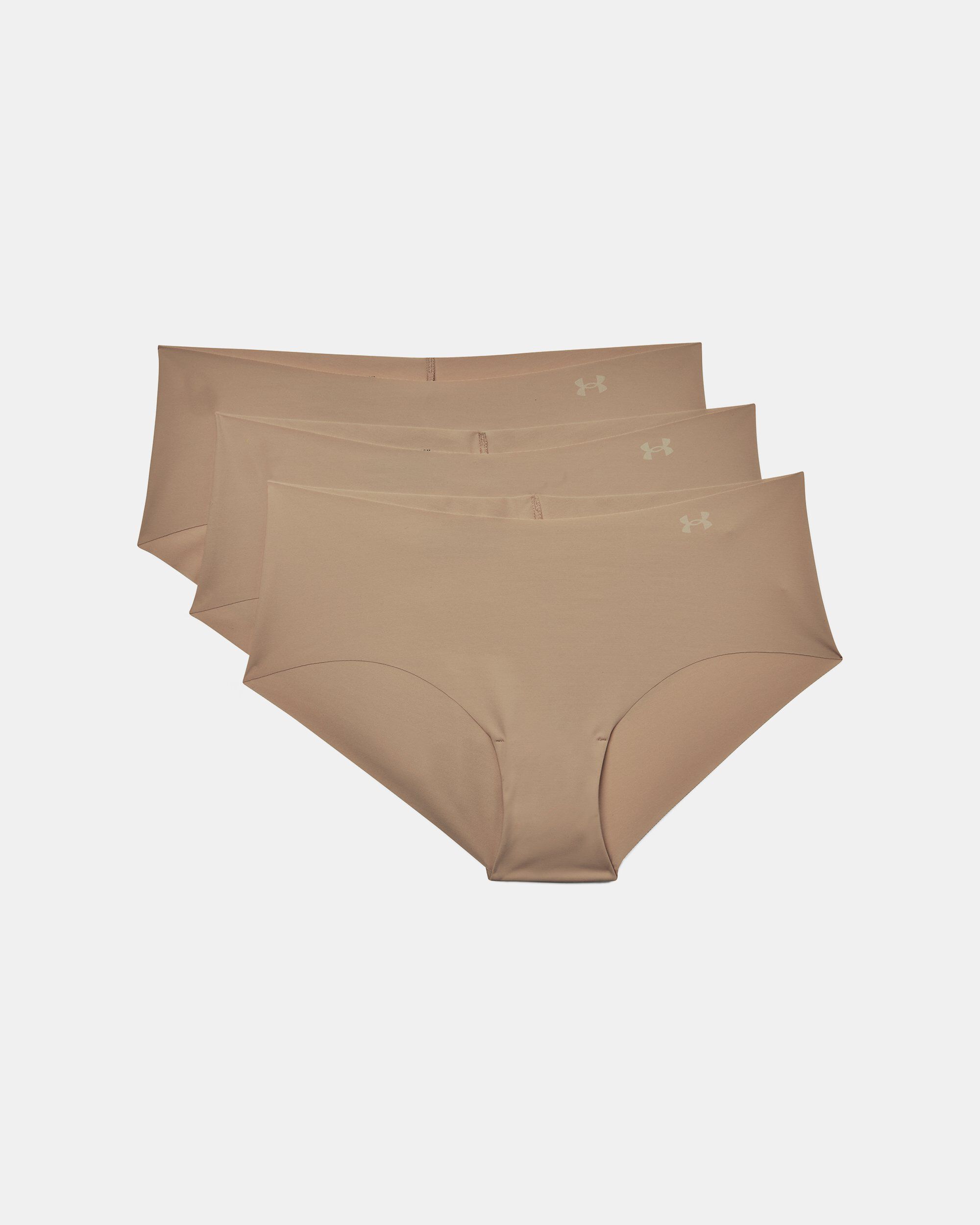 Buy Under Armour Women's Pure Stretch Hipster Briefs (3-Pack) Beige in  Dubai, UAE -SSS