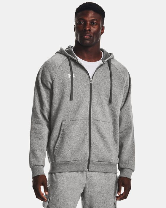 Men's UA Rival Fleece Full-Zip Hoodie image number 0