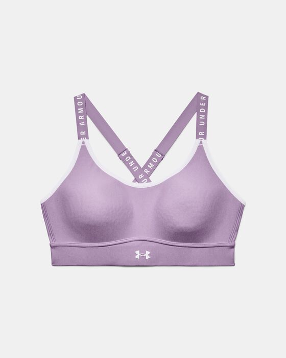 sport pakaian atasan Under Armour Lavender Women's UA Infinity