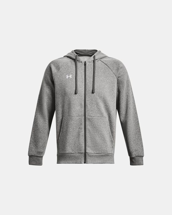 Men's UA Rival Fleece Full-Zip Hoodie image number 4